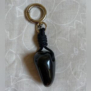 NEW Eco-Friendly Key Chain Handmade South America Artisan Black Unisex